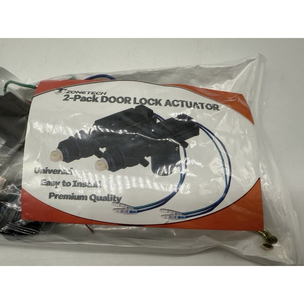 Zone Tech 2-pack Universal High Power Door Lock-Unlock Actuator A7